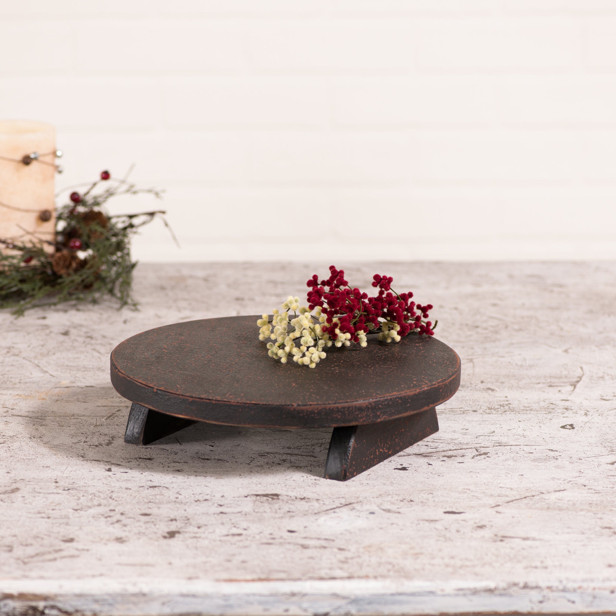 Small Candlelight Performance Riser Small Round Candle Riser – Irvin's Tinware
