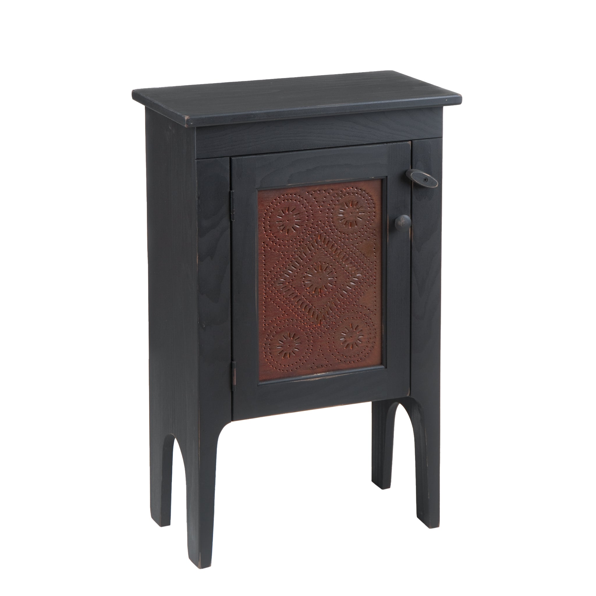 Rusty Cabnet Accent Cabinet with Rusty Panel – Irvin's Tinware