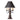 Bradford Lamp in Americana Espresso with Textured Metal Shade