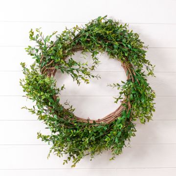 20-Inch Boxwood Wreath
