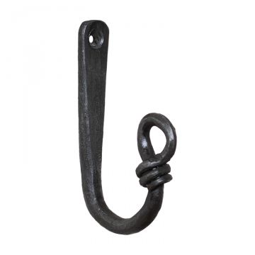 3-Inch Wrought Iron Knotted Wall Hook
