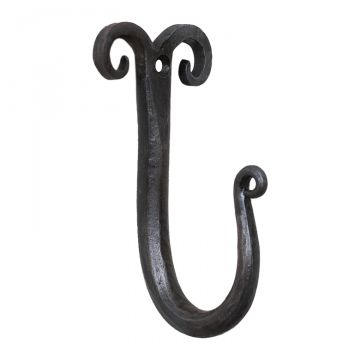 3.75-Inch Decorative Wrought Iron Wall Hook
