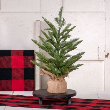 20-Inch Pine Tree with Burlap Base