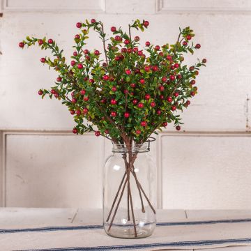 Christmas Boxwood Berry Spray