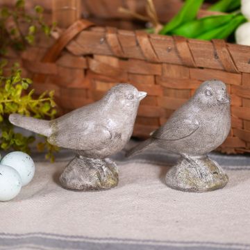 Cement Look Resin Birds