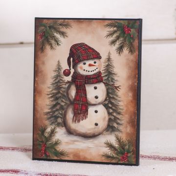 Snowman Canvas Print