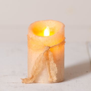 4-Inch Dancing Flame Battery Pillar with timer