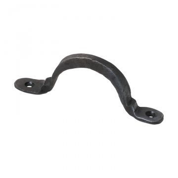 4-Inch Rounded Wrought Iron Cabinet Pull Handle
