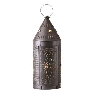 21-Inch Lantern in Smokey Black