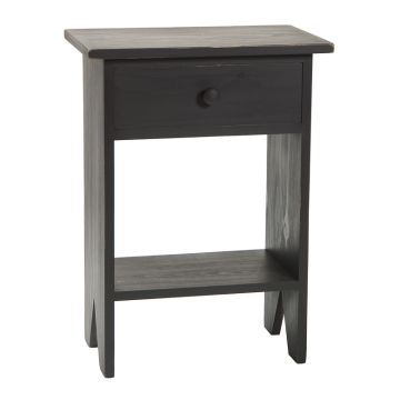 Bench Side Table in Black