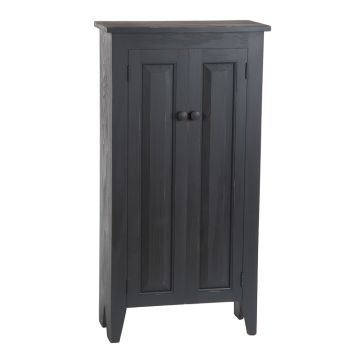 Double Colonial Cupboard in Black