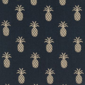 Fabric yardage in Pineapple Black Tan