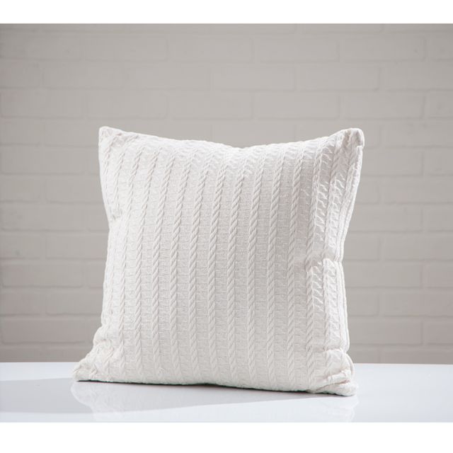 Cream best sale knit pillow