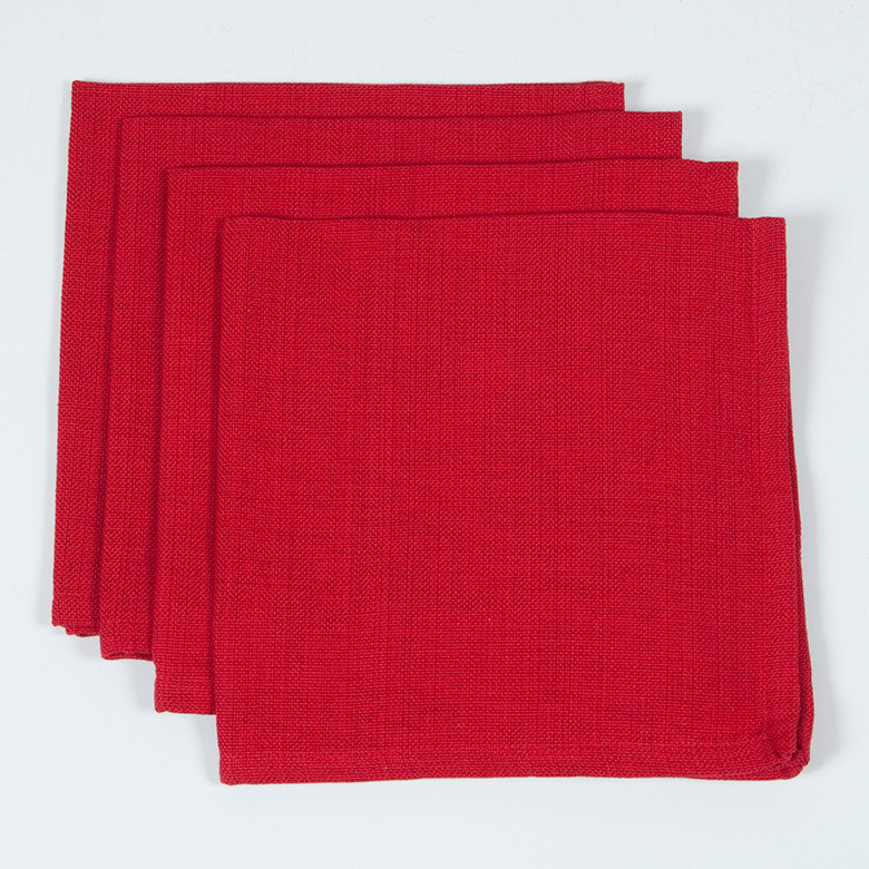 Casual Classics Red Napkin set of 4: Irvin's Tinware