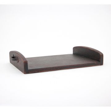 Wooden Tray in textured black