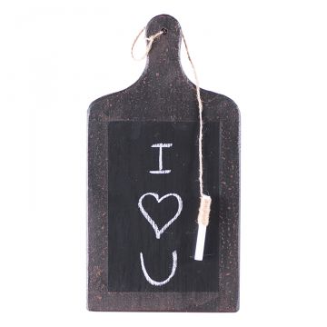 Wooden Chalk Paddle in black