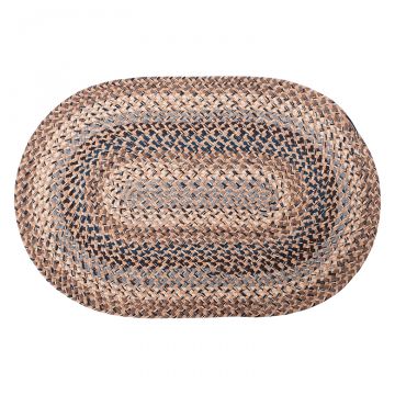 Lakeside 2-ft x 3-ft Oval Braided Rug