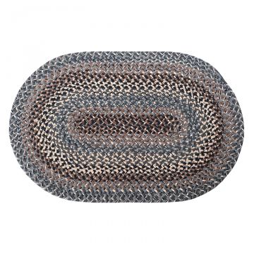 Manor House 4-ft x 6-ft Oval Braided Rug
