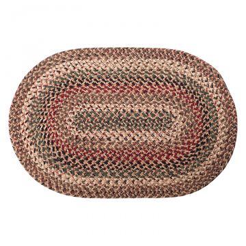 Orchard Lane 4-ft x 6-ft Oval Braided Rug
