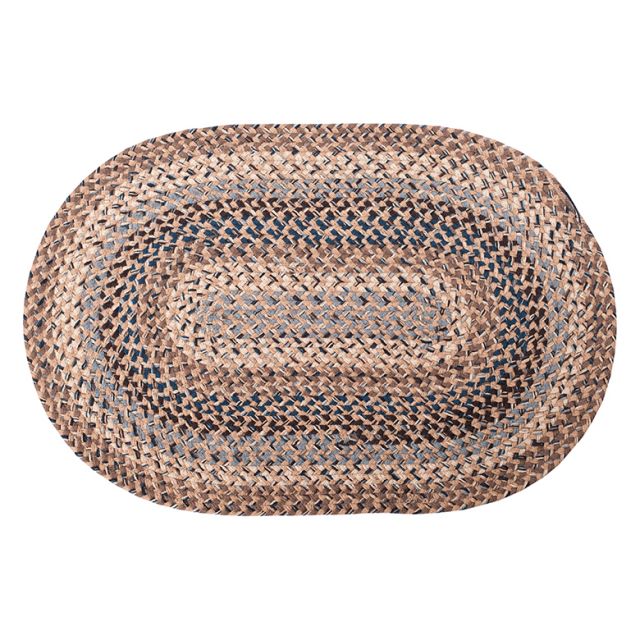 Irvins Tinware: Hearthside 5x7-ft Oval Braided Rug