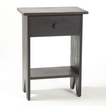 Bench Side Table in Black