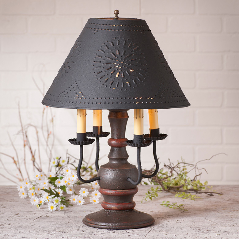 Irvins Tinware: Cedar Creek Lamp in Americana Espresso with Textured ...