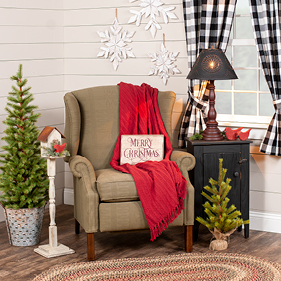 Shop this Room - Wingback Recliner in Tinpunch Sage