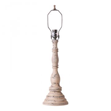 Davenport Wood Table Lamp Base in Hartford Buttermilk