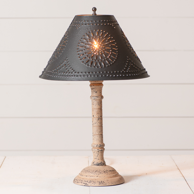 Irvins Tinware: Gatlin Wood Table Lamp in Hartford Buttermilk with ...