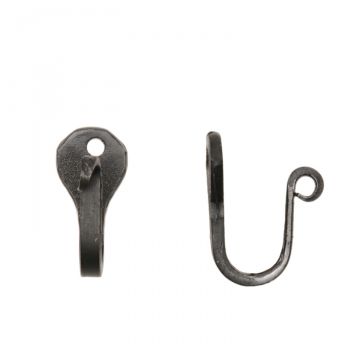 Wrought Iron Small Nail Hooks Set of 12