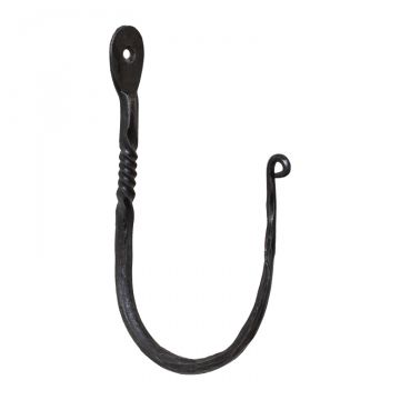 Twisted Wrought Iron 5-Inch Wall Hook