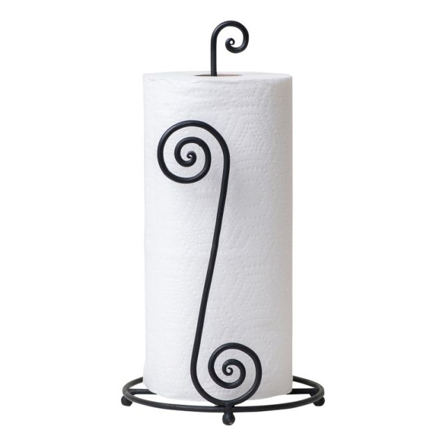 Wrought iron paper towel holder sale